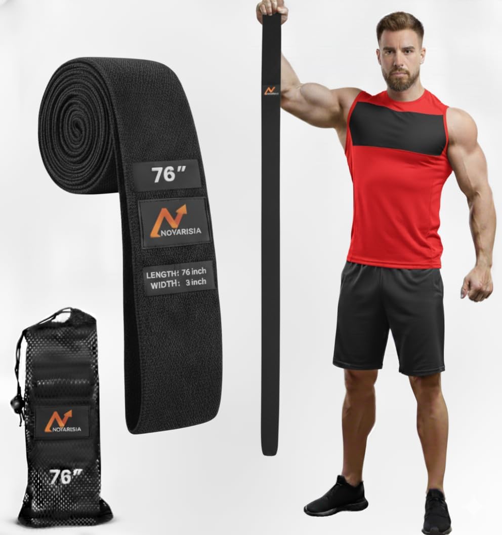 76 Inches Long Heavy Fabric Resistance Bands