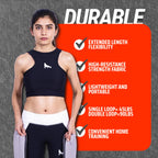 NOVARISIA 76" Extra-Long Fabric Resistance Band – Non-Slip Workout Band for Strength, Mobility & Stretching