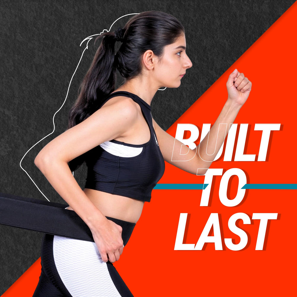 NOVARISIA 76" Extra-Long Fabric Resistance Band – Non-Slip Workout Band for Strength, Mobility & Stretching