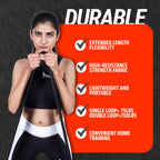NOVARISIA 76" Extra-Long Fabric Resistance Band – Non-Slip Workout Band for Strength, Mobility & Stretching