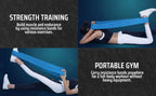 NOVARISIA 76" Extra-Long Fabric Resistance Band – Non-Slip Workout Band for Strength, Mobility & Stretching