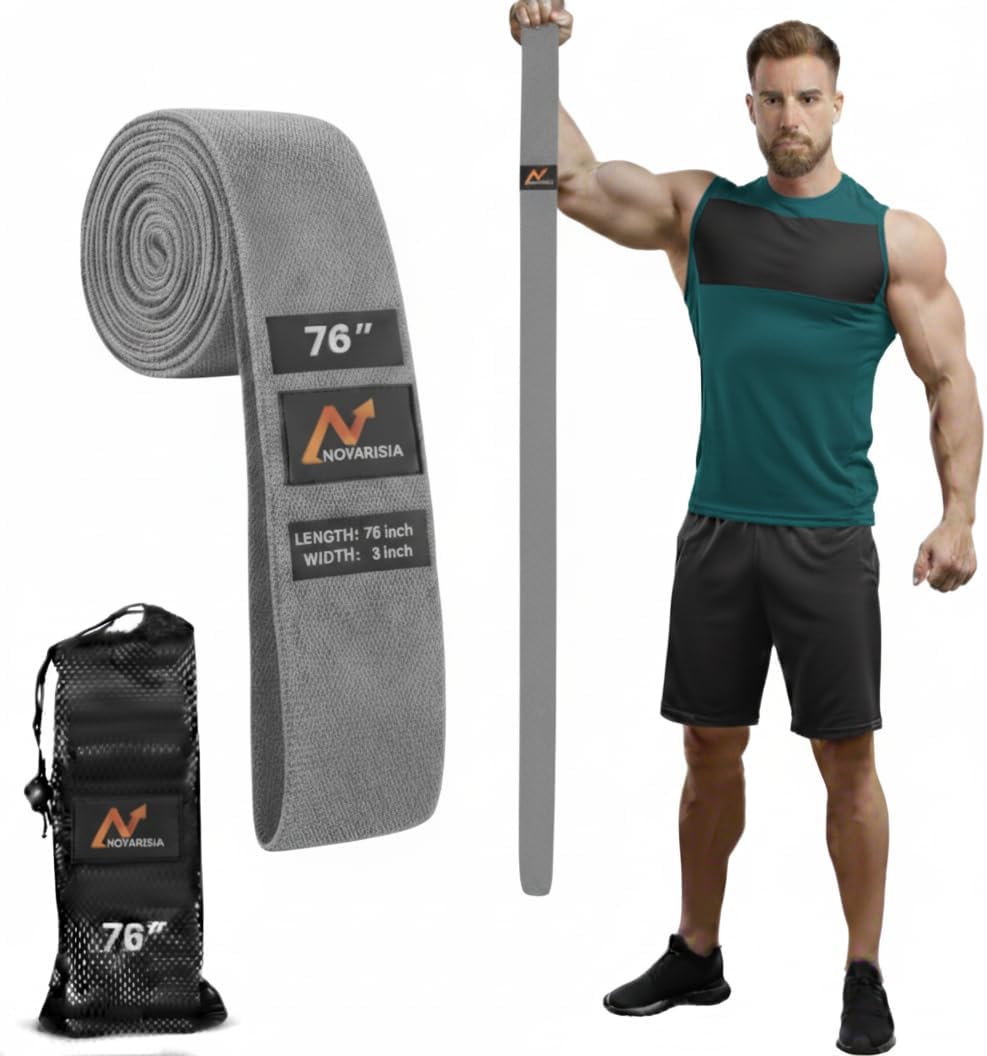 76 Inches Long Heavy Fabric Resistance Bands