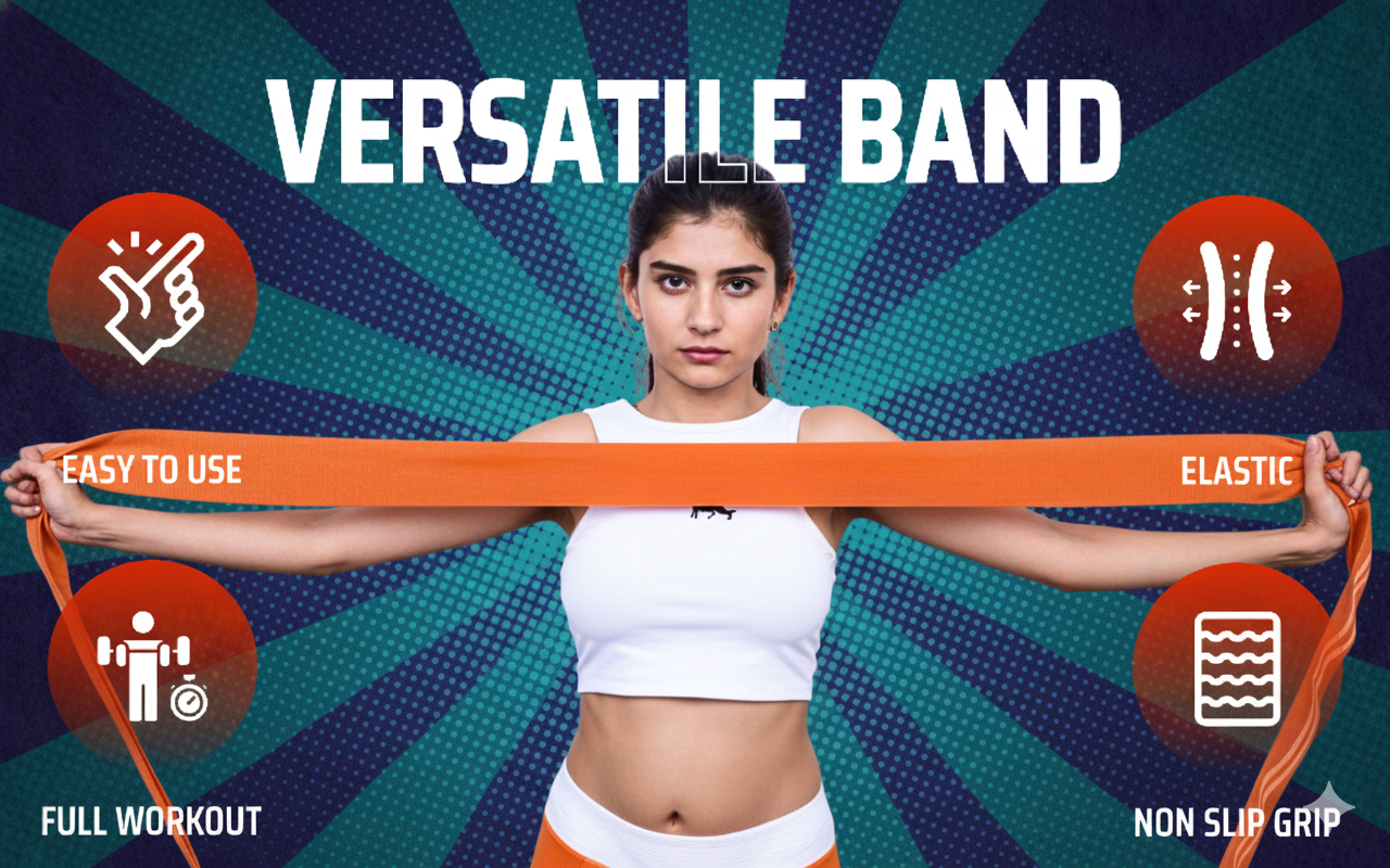 NOVARISIA Long Fabric Resistance Band – Heavy Duty Pull Up Assist Loop (70-140 lbs) – Non-Slip Cotton Workout Strap for Strength Training, Mobility & Home Gym